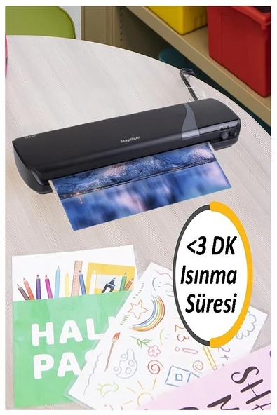 Laminasyon Makinesi 1 Adet Mapilam LM37 A3 Kişisel Ofis Sıcak Laminasyon Makinesi Fotoğraf Şeffaf Kaplama - Resim 4