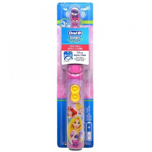Oral-B Stage Power Princess Pilli Çocuk Diş Fırçası - Yeni Model