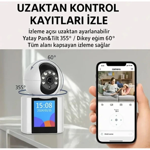 Akıllı Ev Kamerası 2.4 GHz - Resim 3