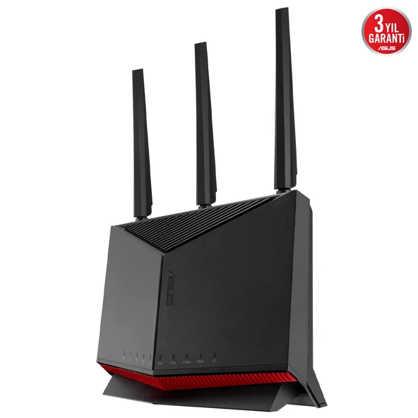ASUS RT-BE86U WIFI BE6800 ROUTER - Resim 2