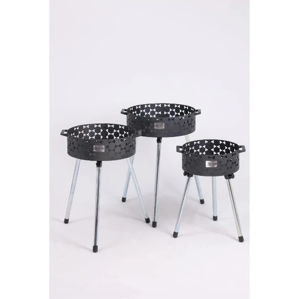 Katlanabilir Lüks Mangal No 1 Küçük Boy - Resim 3