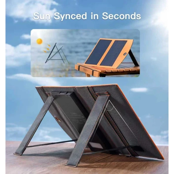 Solar Güneş Enerjili Powerbank 1000 mAh - Resim 2