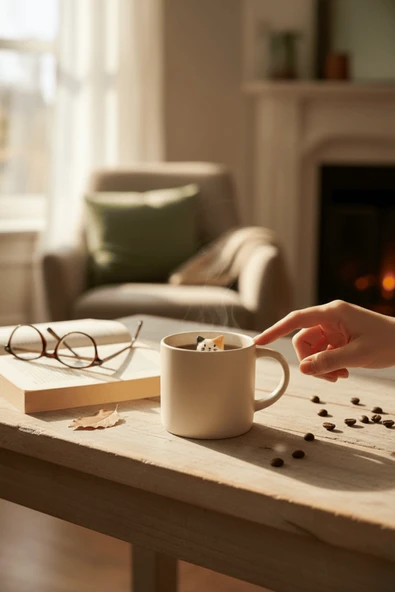 Kedi Figürlü 250 ml Seramik Çay Kahve Kupası MIT1270 - Resim 5