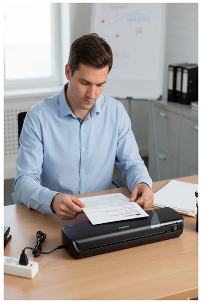 Laminasyon Makinesi 1 Adet Mapilam LM37 A3 Kişisel Ofis Sıcak Laminasyon Makinesi Fotoğraf Şeffaf Kaplama - Resim 6