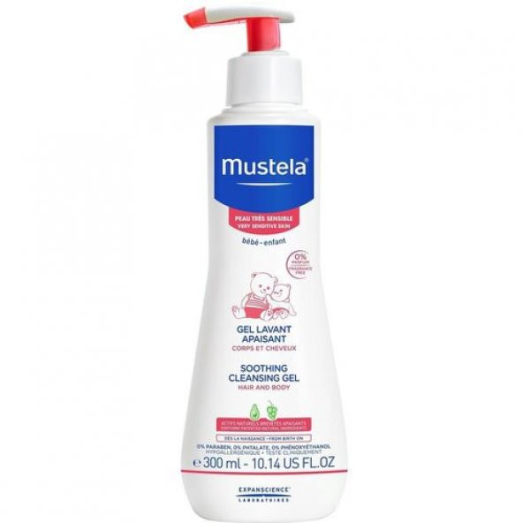Mustela Soothing Cleansing Gel Hair And Body 300 ml - Hassas Ciltler
