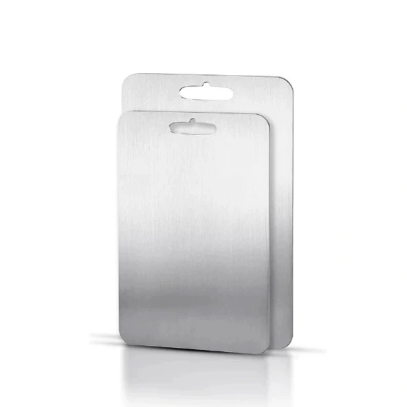 2'li Paslanmaz Çelik Kesim Panosu Seti - Resim 3