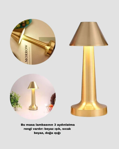 ÜÇGEN MASA LAMBASI - Resim 2