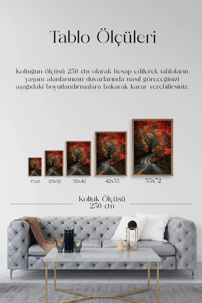 Manzara Ahşap Çerçeveli Tablo 30 x 42 - Resim 5