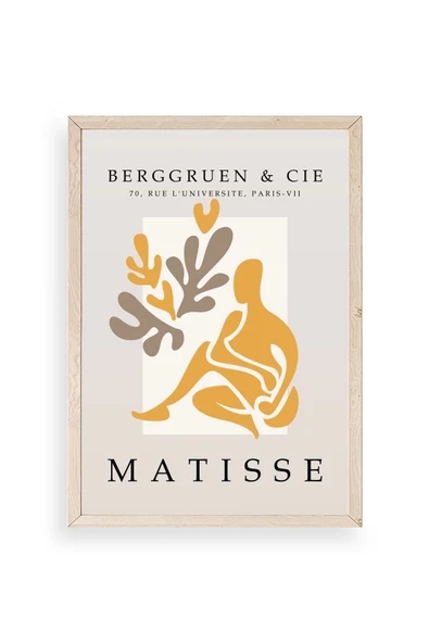 Modern Ahşap Çerçeveli Tablo 30 x 42 ürün görseli 1