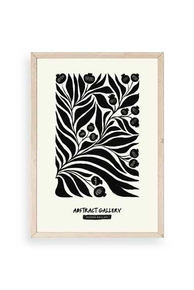 Soyut Ahşap Çerçeveli Tablo 30 x 42 ürün görseli 1