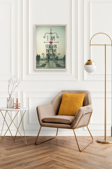 Motto Ahşap Çerçeveli Tablo 30 x 42 - Resim 2