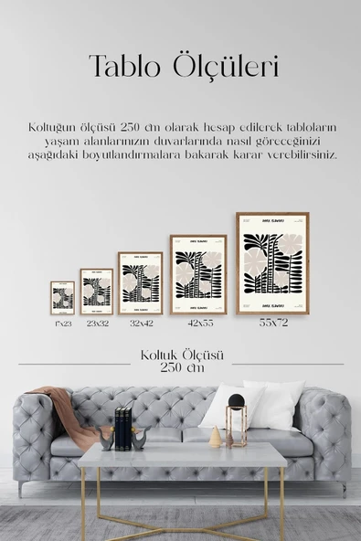 Çiçek Ahşap Çerçeveli Tablo 17 x 23 - Resim 5