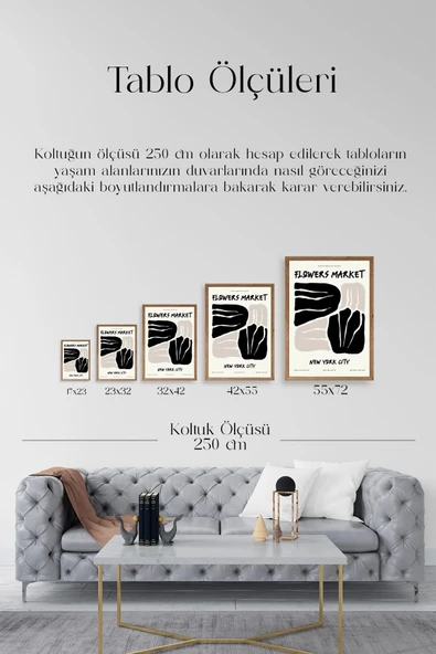 Çiçek Ahşap Çerçeveli Tablo 17 x 23 - Resim 5