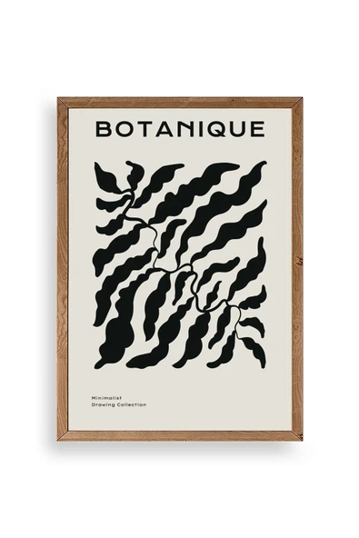 Soyut Ahşap Çerçeveli Tablo 17 x 23 ürün görseli 1