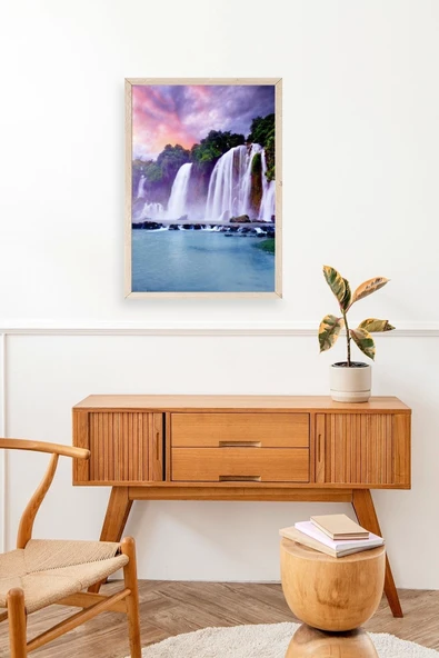 Manzara Doğa Ahşap Çerçeveli Tablo 23 x 30 - Resim 3