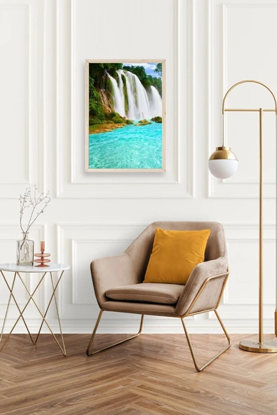 Manzara Doğa Ahşap Çerçeveli Tablo 17 x 23 - Resim 3