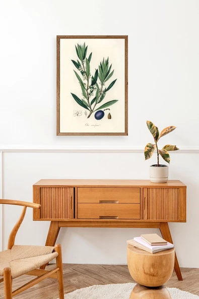 Yaprak Ahşap Çerçeveli Tablo 30 x 42 - Resim 3