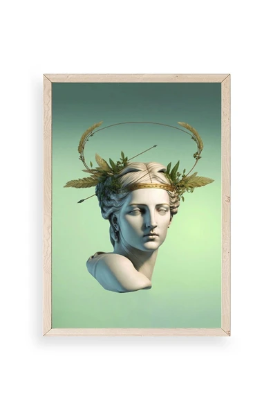 Heykel Ahşap Çerçeveli Tablo 30 x 42 ürün görseli 1