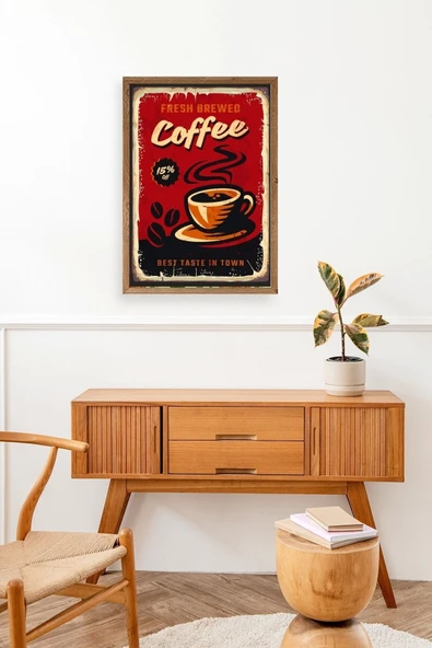 Kahve Ahşap Çerçeveli Tablo 50 x 70 - Resim 3