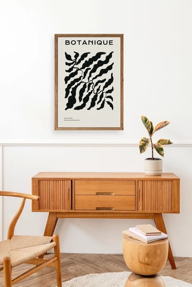 Soyut Ahşap Çerçeveli Tablo 30 x 42 - Resim 3