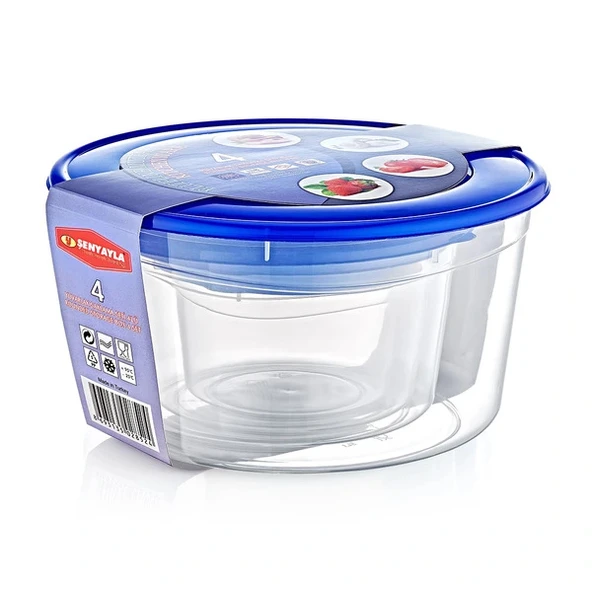 4'lü Derin Saklama Kabı Seti ürün görseli 1