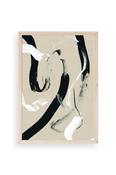 Soyut Ahşap Çerçeveli Tablo 17 x 23 ürün görseli 1