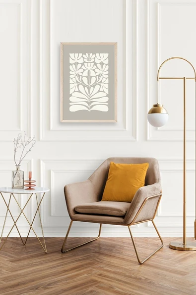 Desen Ahşap Çerçeveli Tablo 30 x 42 - Resim 2