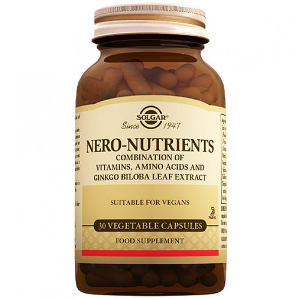 Solgar Nero Nutrients 30 Kapsül Multivitamin