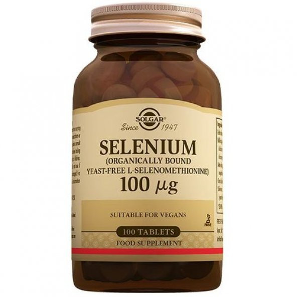 Solgar Selenium 100 mcg 100 Tablet