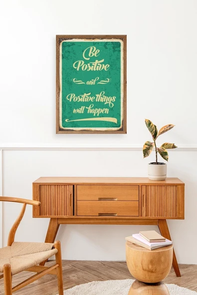 Motto Ahşap Çerçeveli Tablo 50 x 70 - Resim 3