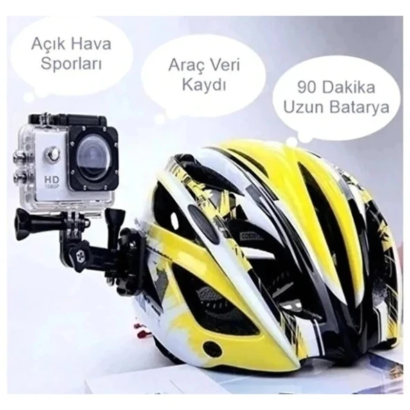 4K Su Geçirmez Wi-Fi Aksiyon Kamerası - Resim 3