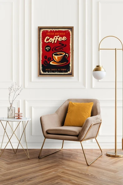 Kahve Ahşap Çerçeveli Tablo 50 x 70 - Resim 2
