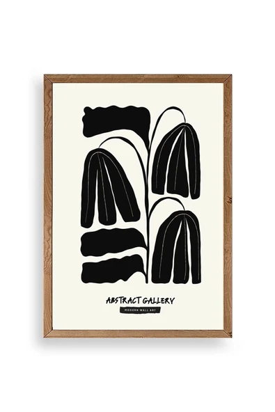 Çiçek Ahşap Çerçeveli Tablo 17 x 23 ürün görseli 1