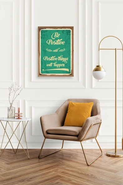 Motto Ahşap Çerçeveli Tablo 50 x 70 - Resim 2