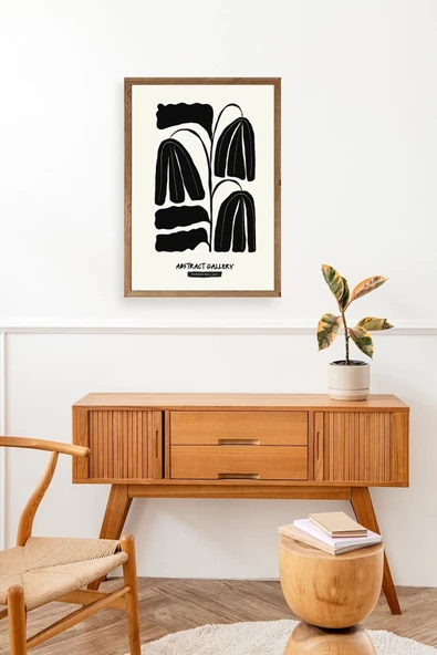 Çiçek Ahşap Çerçeveli Tablo 17 x 23 - Resim 3