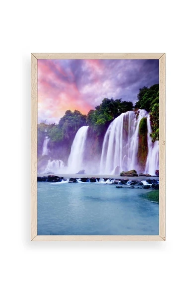 Manzara Doğa Ahşap Çerçeveli Tablo 23 x 30 ürün görseli 1