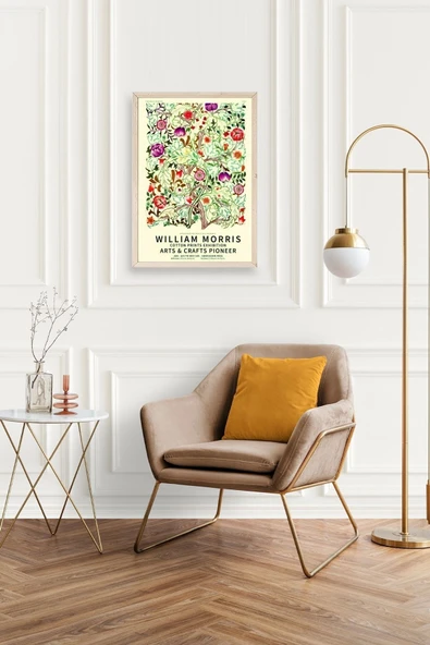 Çiçekler Ahşap Çerçeveli Tablo 23 x 30 - Resim 2