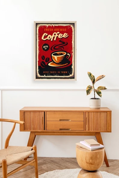 Kahve Ahşap Çerçeveli Tablo 50 x 70 - Resim 3