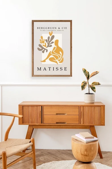 Modern Ahşap Çerçeveli Tablo 30 x 42 - Resim 3