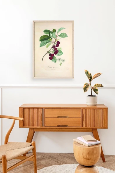 Meyveler Ahşap Çerçeveli Tablo 17 x 23 - Resim 3