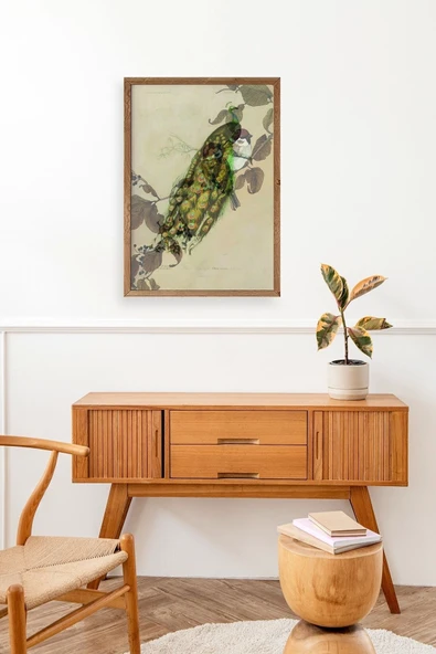 Kuş Ahşap Çerçeveli Tablo 50 x 70 - Resim 3