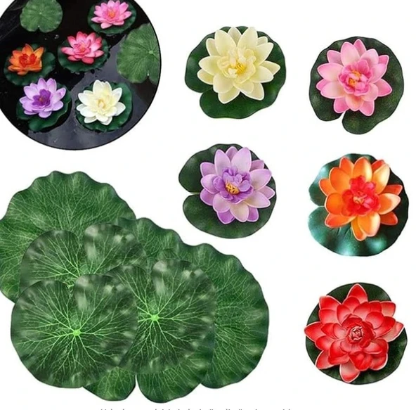 Dekoratif Yapay Lotus Çiçeği - Resim 4