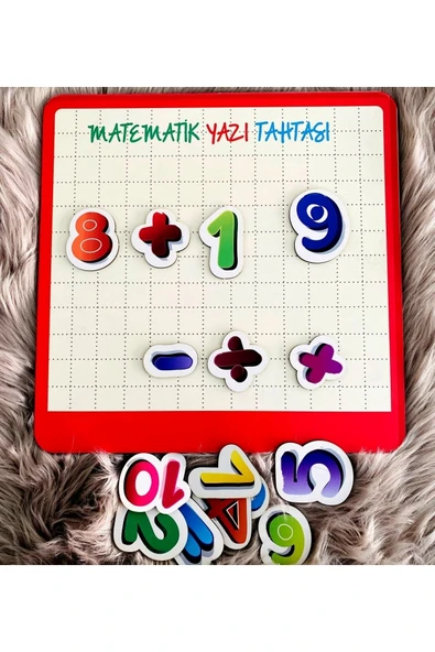 Ahşap Bultak Sayılar Yazı Tahtası ürün görseli 1