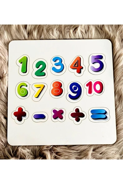 Ahşap Bultak Sayılar Yazı Tahtası - Resim 2