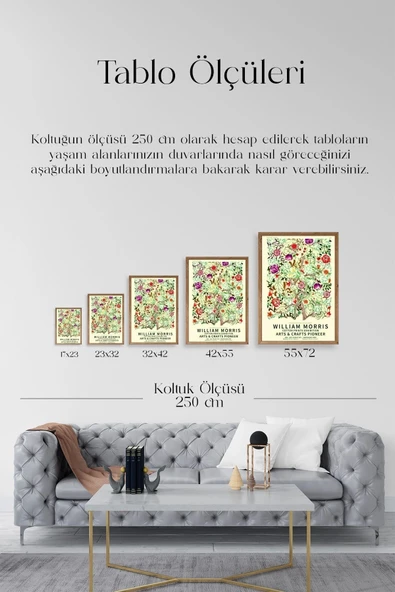 Çiçekler Ahşap Çerçeveli Tablo 23 x 30 - Resim 5