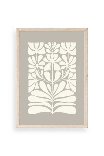 Desen Ahşap Çerçeveli Tablo 30 x 42 ürün görseli 1