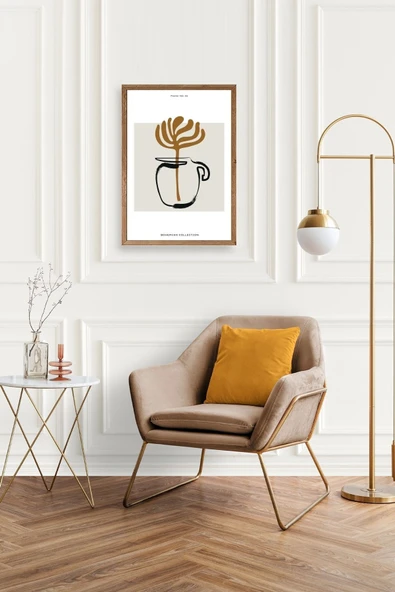 Kahve Ahşap Çerçeveli Tablo 23 x 30 - Resim 2