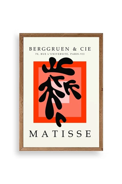 Modern Ahşap Çerçeveli Tablo 30 x 42 ürün görseli 1