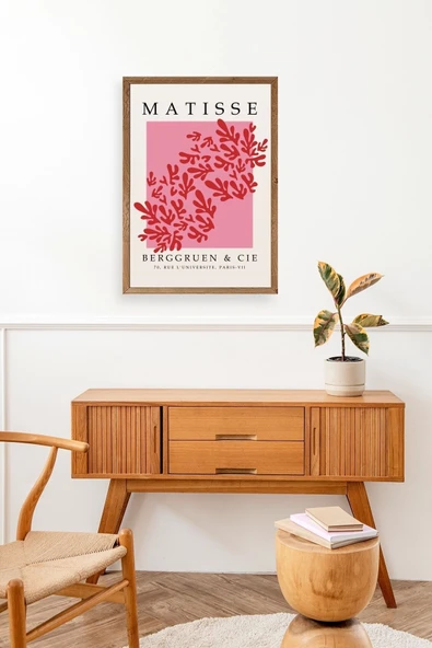 Çiçek Ahşap Çerçeveli Tablo 30 x 42 - Resim 3