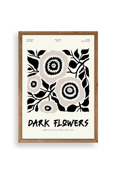 Çiçek Ahşap Çerçeveli Tablo 23 x 30 ürün görseli 1